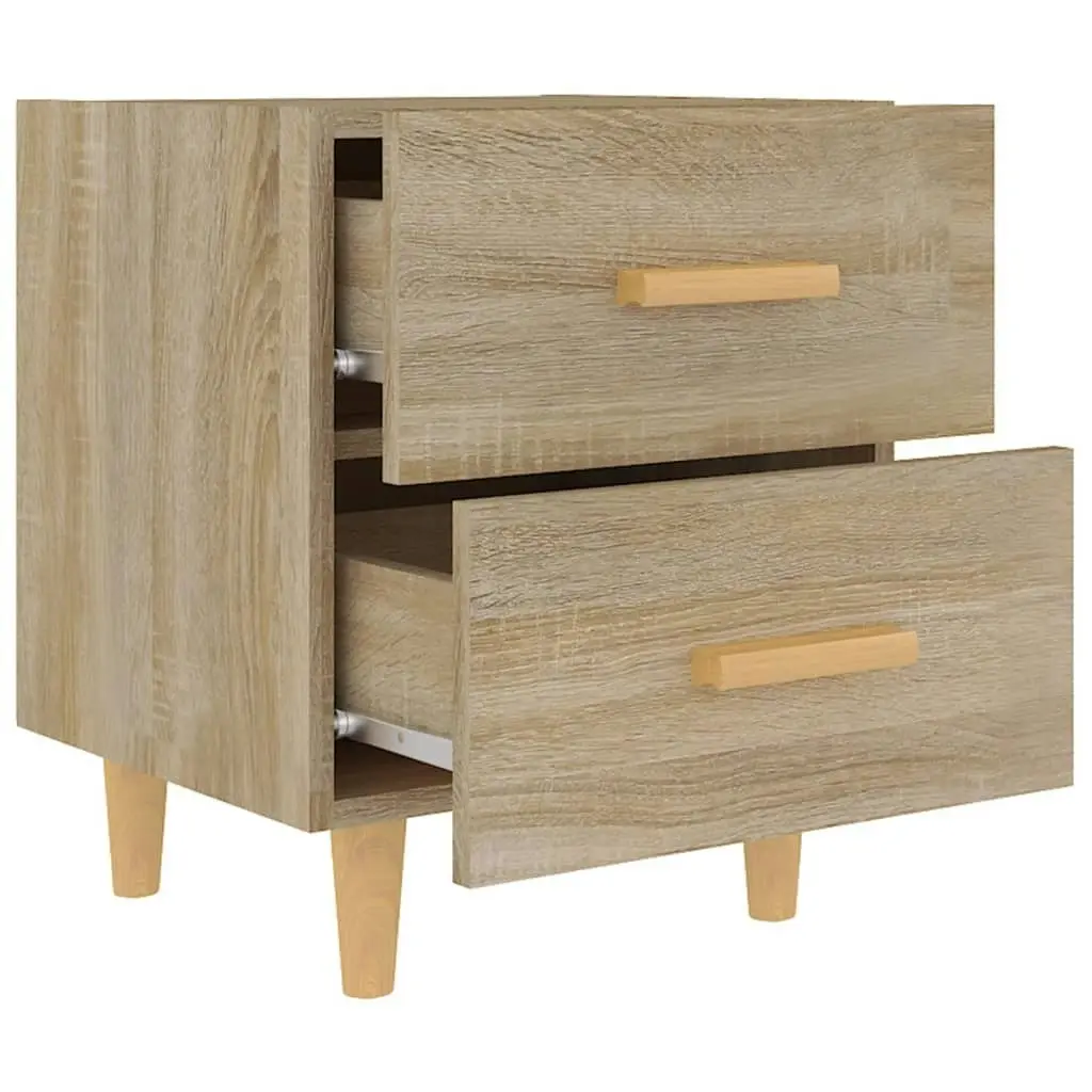 Bed Cabinets 2 pcs Sonoma Oak 40x35x47.5 cm 811977