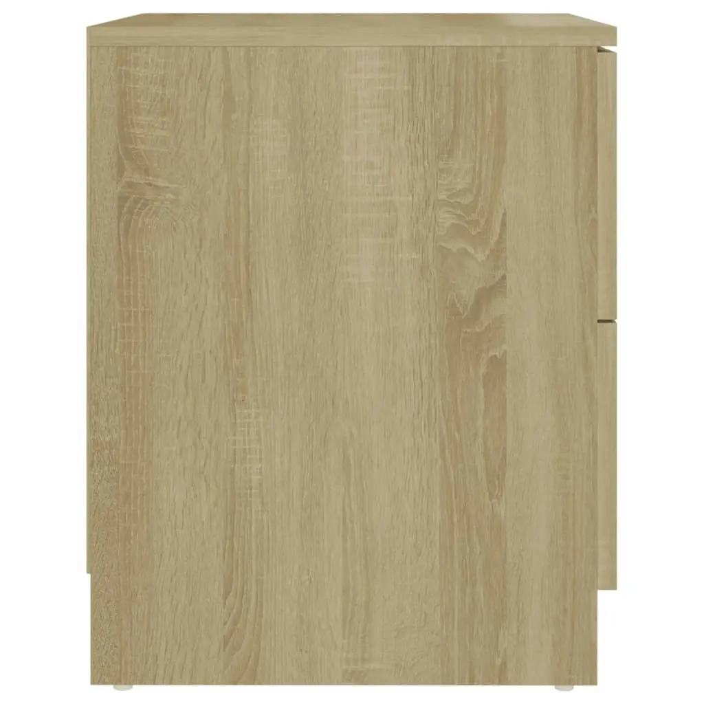 Bedside Cabinets 2 pcs Sonoma Oak 40x40x50 cm Engineered Wood 326730