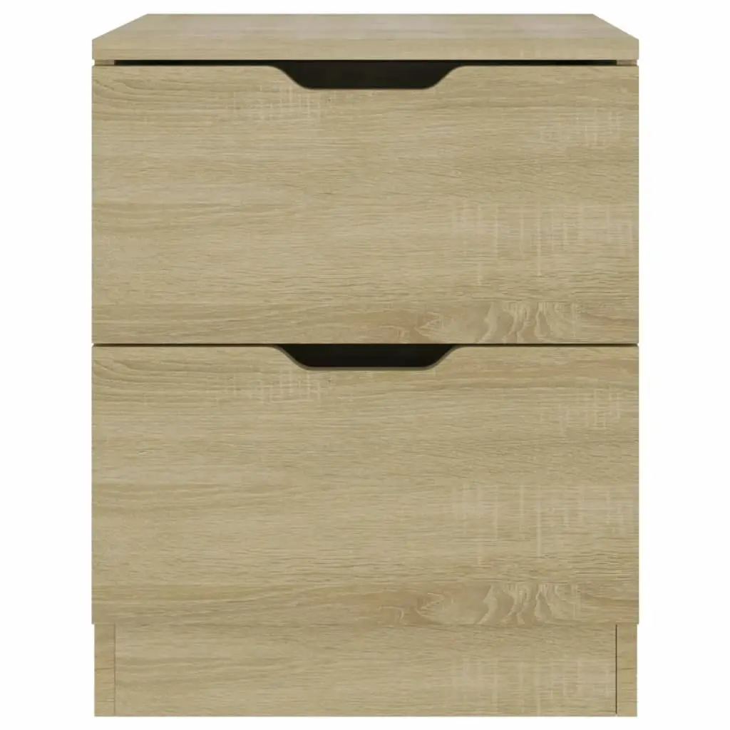 Bedside Cabinets 2 pcs Sonoma Oak 40x40x50 cm Engineered Wood 326730