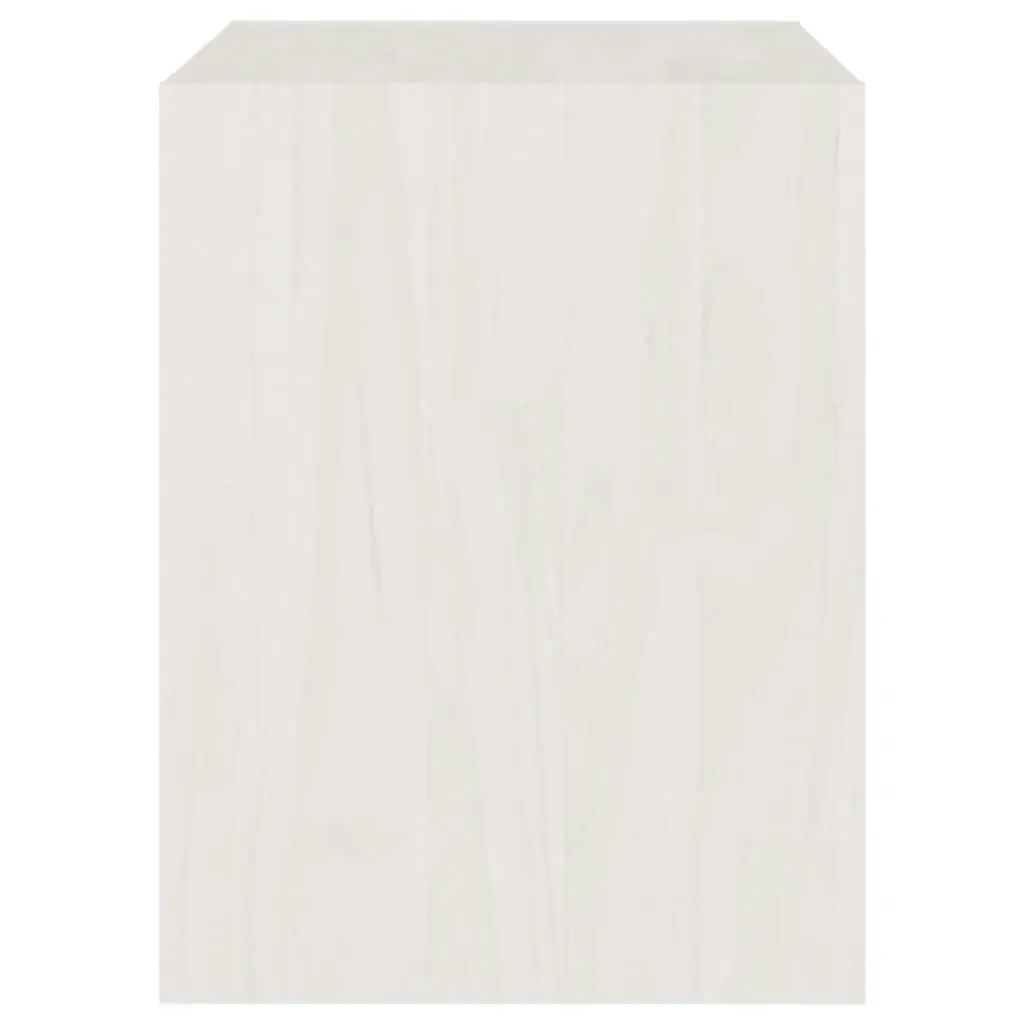 Bedside Cabinets 2 pcs White 40x30.5x40 cm Solid Pinewood 808056