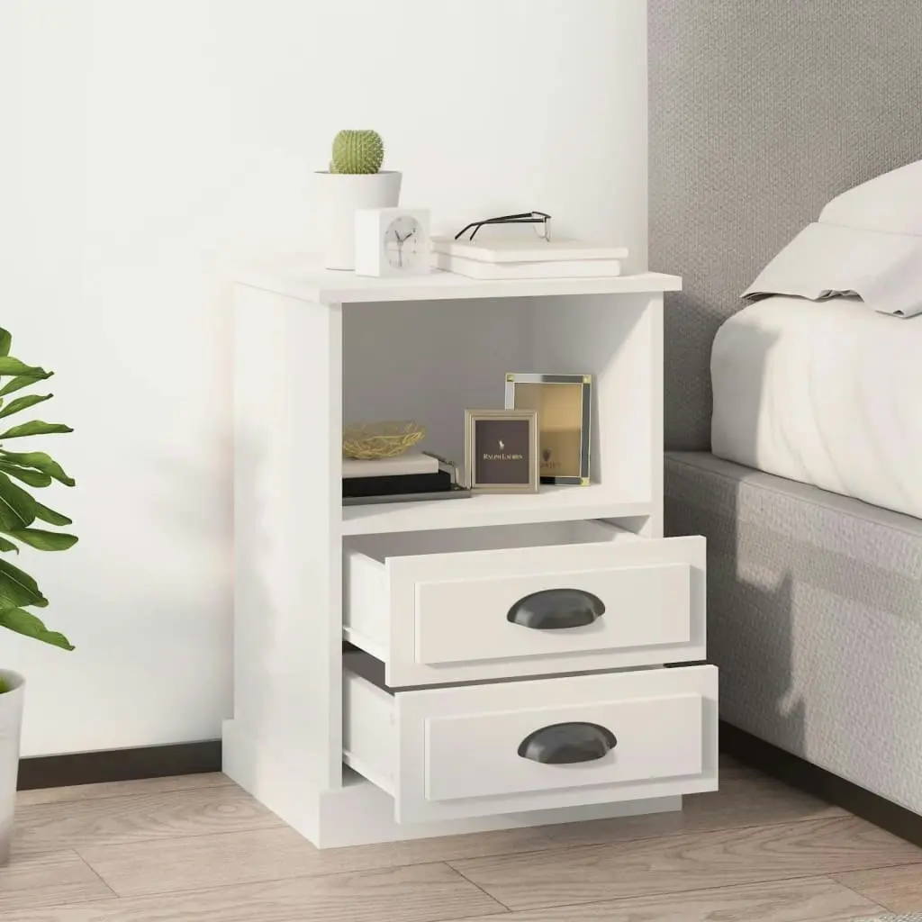 Bedside Cabinets 2 pcs White 43x36x60 cm 816329