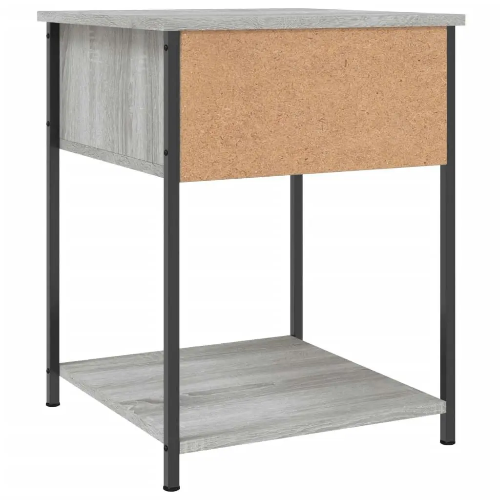 Bedside Table Grey Sonoma 44x45x58 cm Engineered Wood 825849