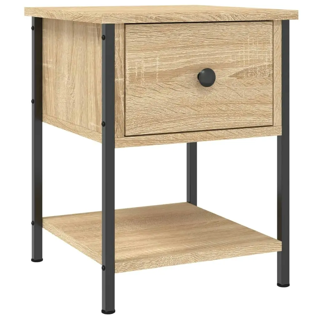 Bedside Tables 2 pcs Sonoma Oak 34x35.5x45 cm Engineered Wood 825856