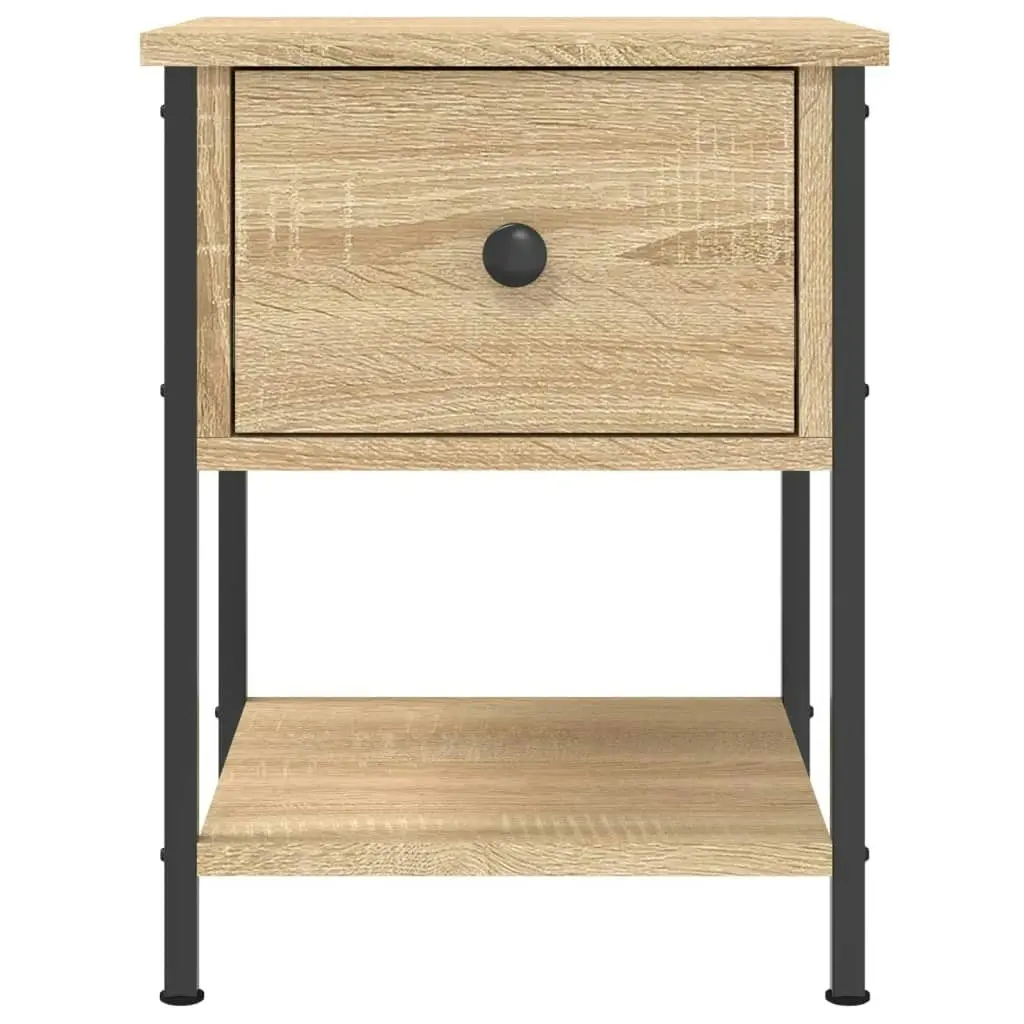 Bedside Tables 2 pcs Sonoma Oak 34x35.5x45 cm Engineered Wood 825856