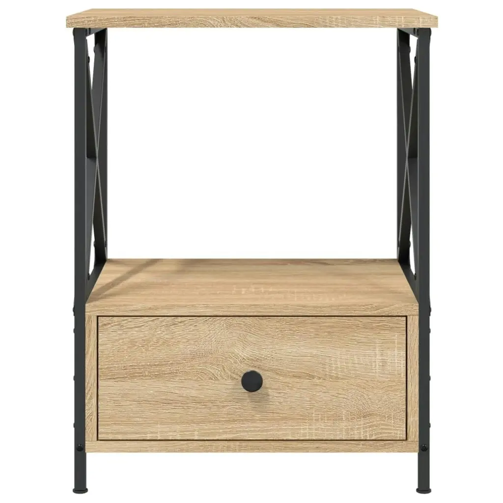 Bedside Tables 2 pcs Sonoma Oak 50x41x65 cm Engineered Wood 826086