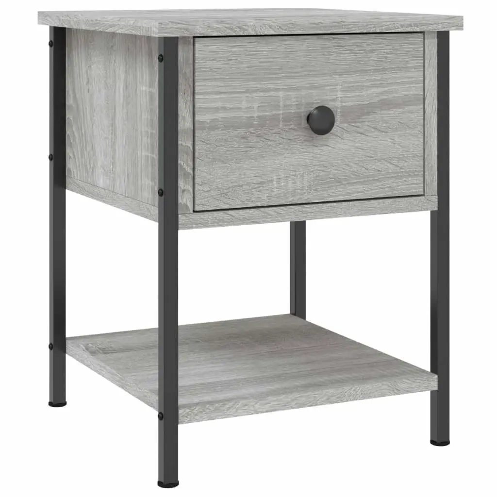 Bedside Tables 2 pcs Grey Sonoma 34x35.5x45 cm Engineered Wood 825860