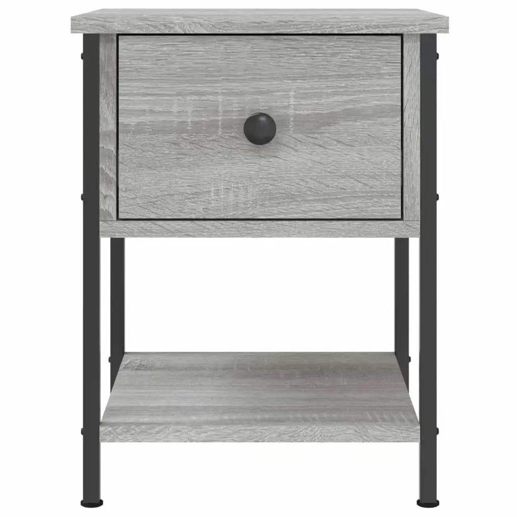 Bedside Tables 2 pcs Grey Sonoma 34x35.5x45 cm Engineered Wood 825860