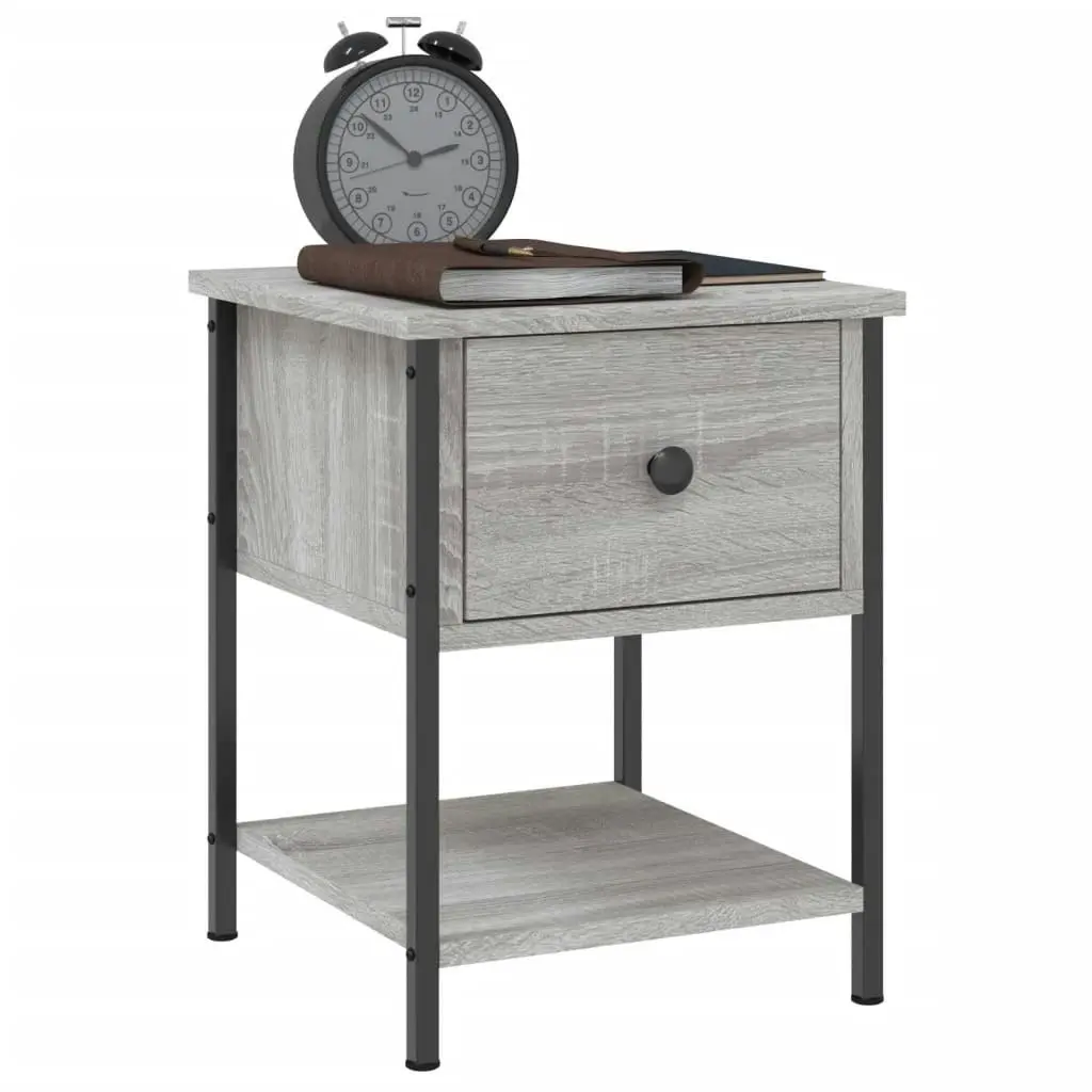 Bedside Tables 2 pcs Grey Sonoma 34x35.5x45 cm Engineered Wood 825860