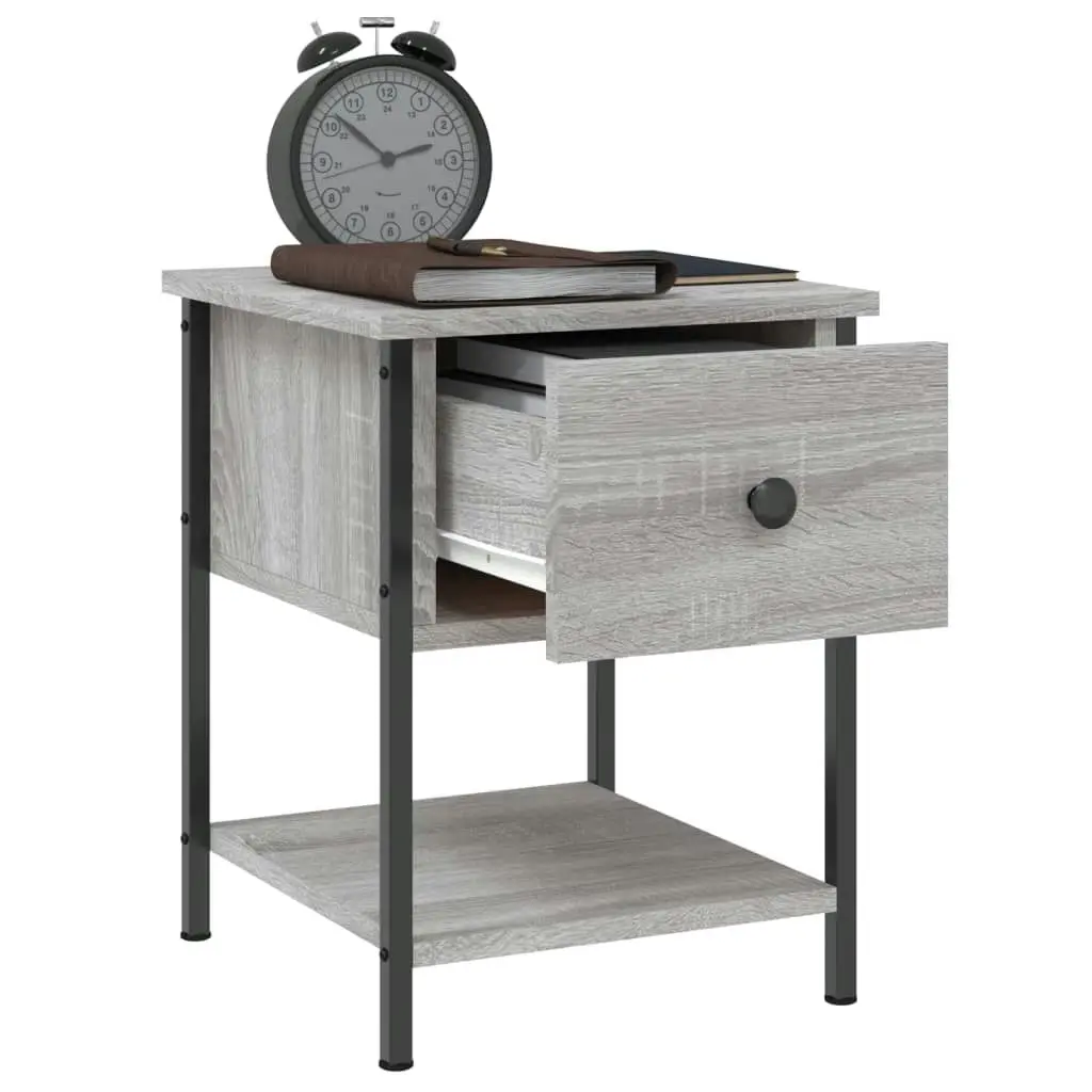 Bedside Tables 2 pcs Grey Sonoma 34x35.5x45 cm Engineered Wood 825860