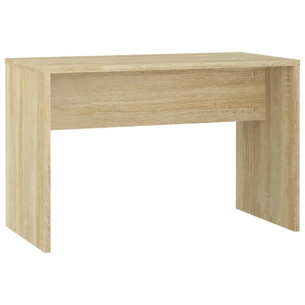 Dressing Table Set with LED Sonoma Oak Engineered Wood 3114109