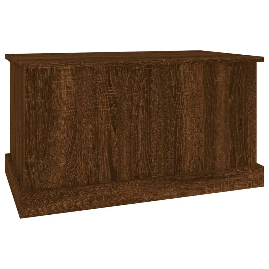 Storage Box Brown Oak 70x40x38 cm Engineered Wood 816511