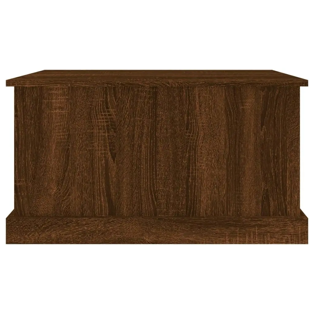 Storage Box Brown Oak 70x40x38 cm Engineered Wood 816511