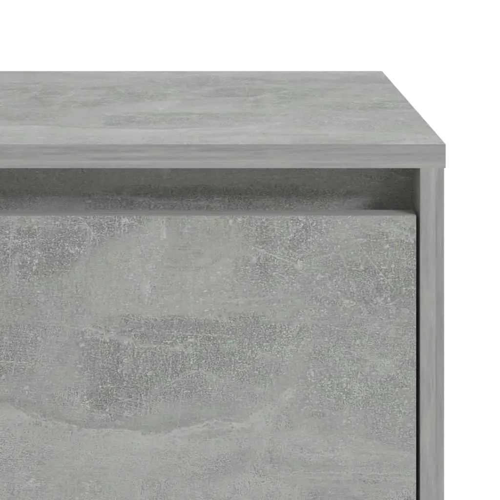 Bedside Cabinet Concrete Grey 45x34x44.5 cm Engineered Wood 809871