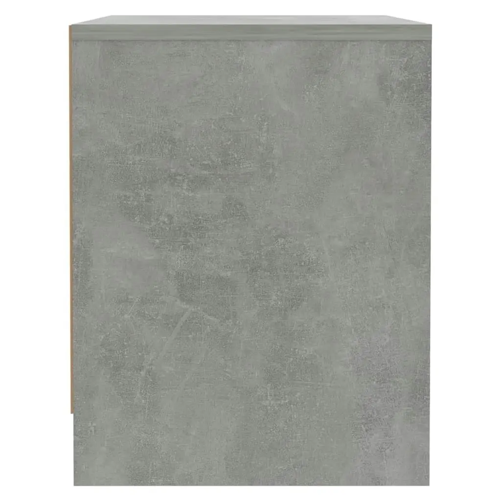 Bedside Cabinet Concrete Grey 45x34x44.5 cm Engineered Wood 809871