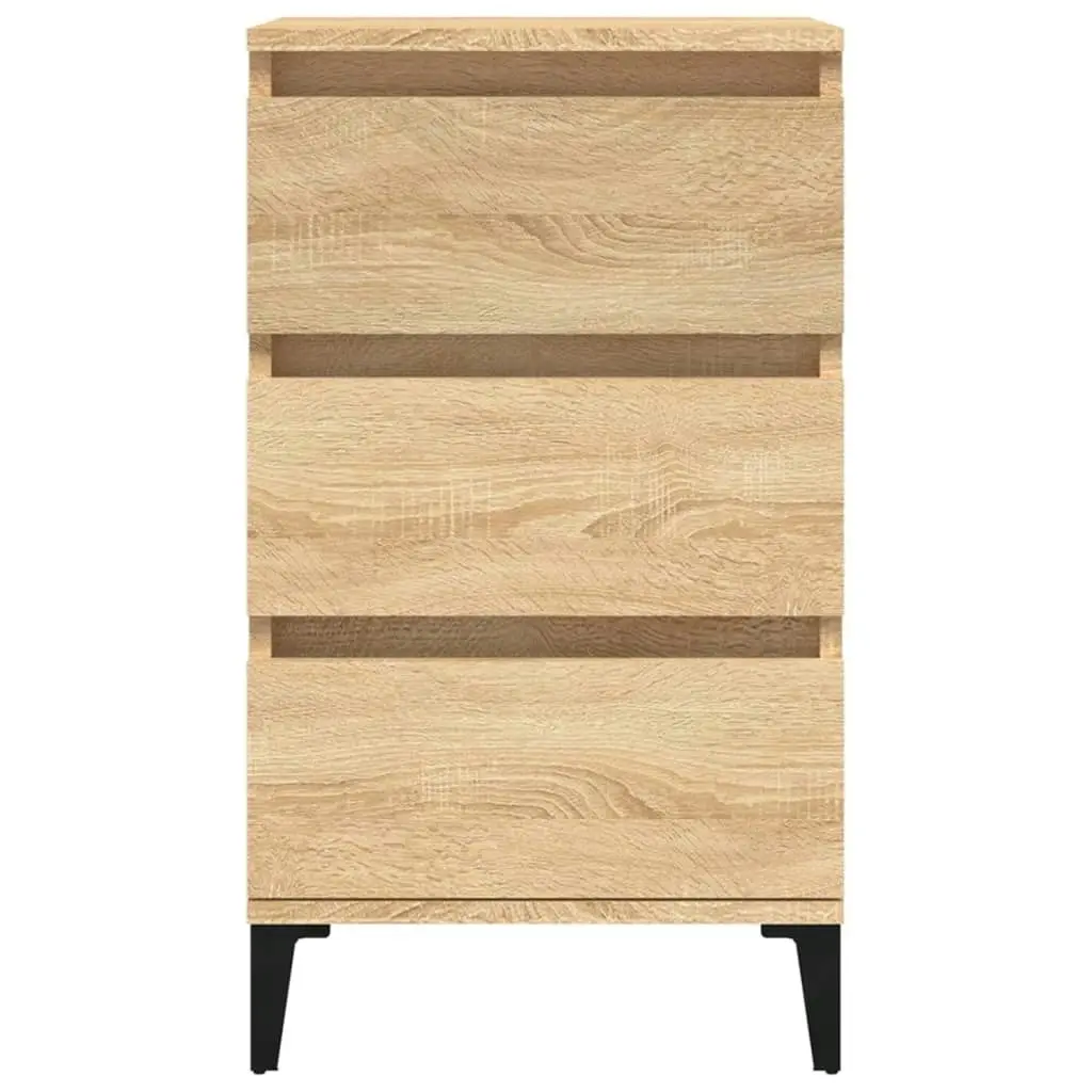 Bedside Cabinet Sonoma Oak 40x35x70 cm Engineered Wood 819671