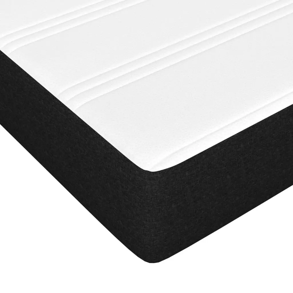 Pocket Spring Bed Mattress Black 137x190x20 cm Fabric 347872