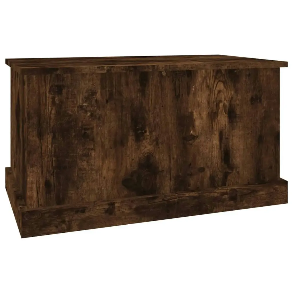 Storage Box Smoked Oak 70x40x38 cm Engineered Wood 816509