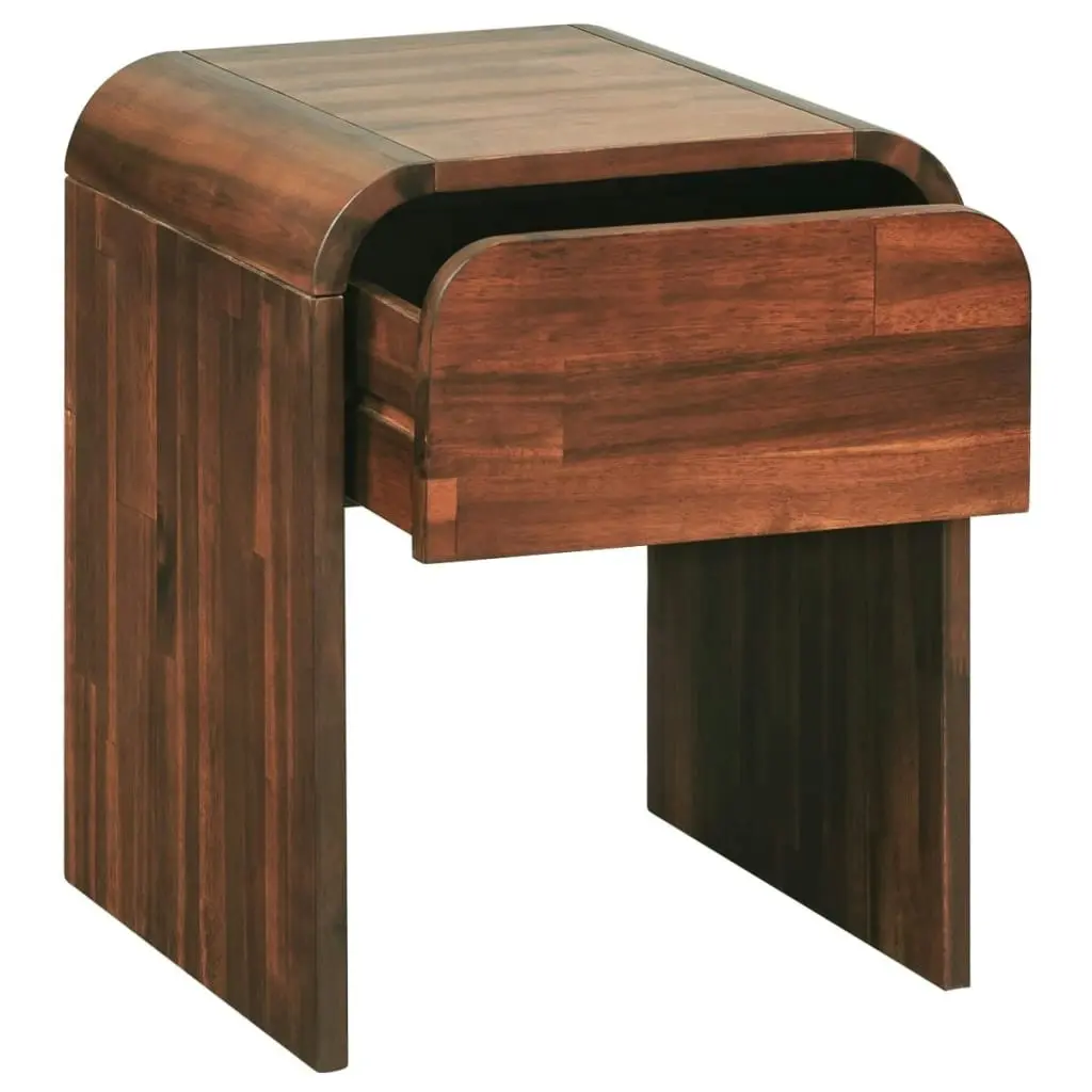 Nightstand 41.5x42x52 cm Solid Acacia Wood 245483