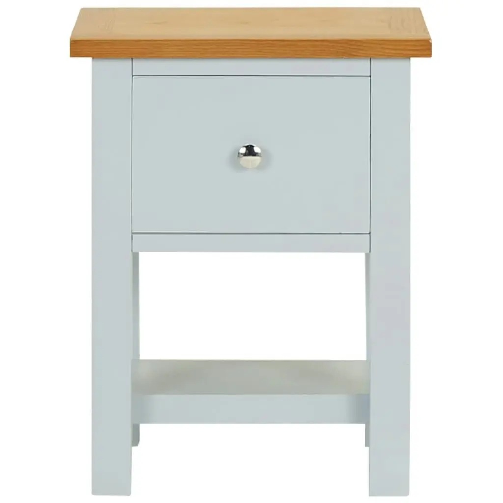 Nightstand 36x30x47 cm Solid Oak Wood 288620