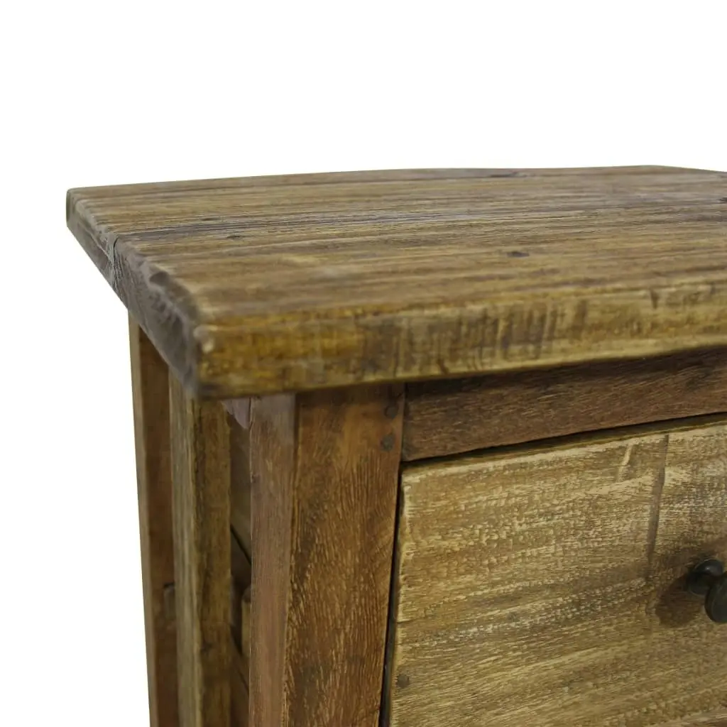 Nightstand Solid Mahogany Wood 40x30x51 cm 244487