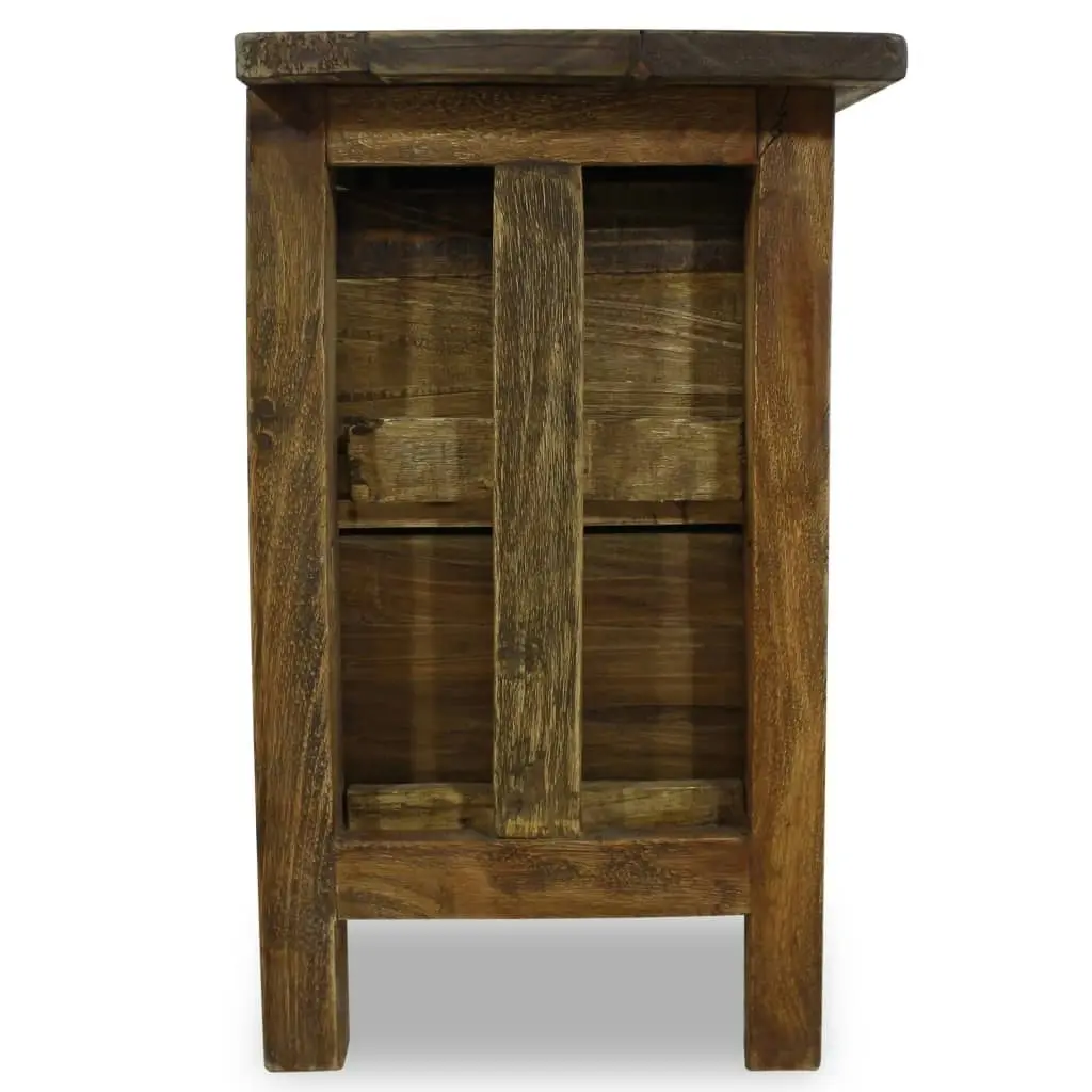 Nightstand Solid Mahogany Wood 40x30x51 cm 244487