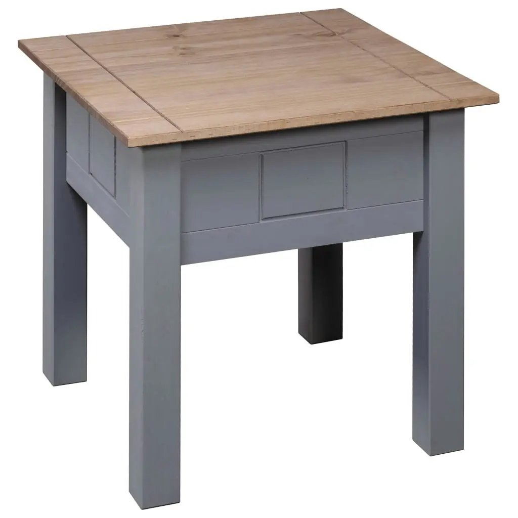 Nightstand Grey 50.5x50.5x52.5 cm Pine Panama Range 282674