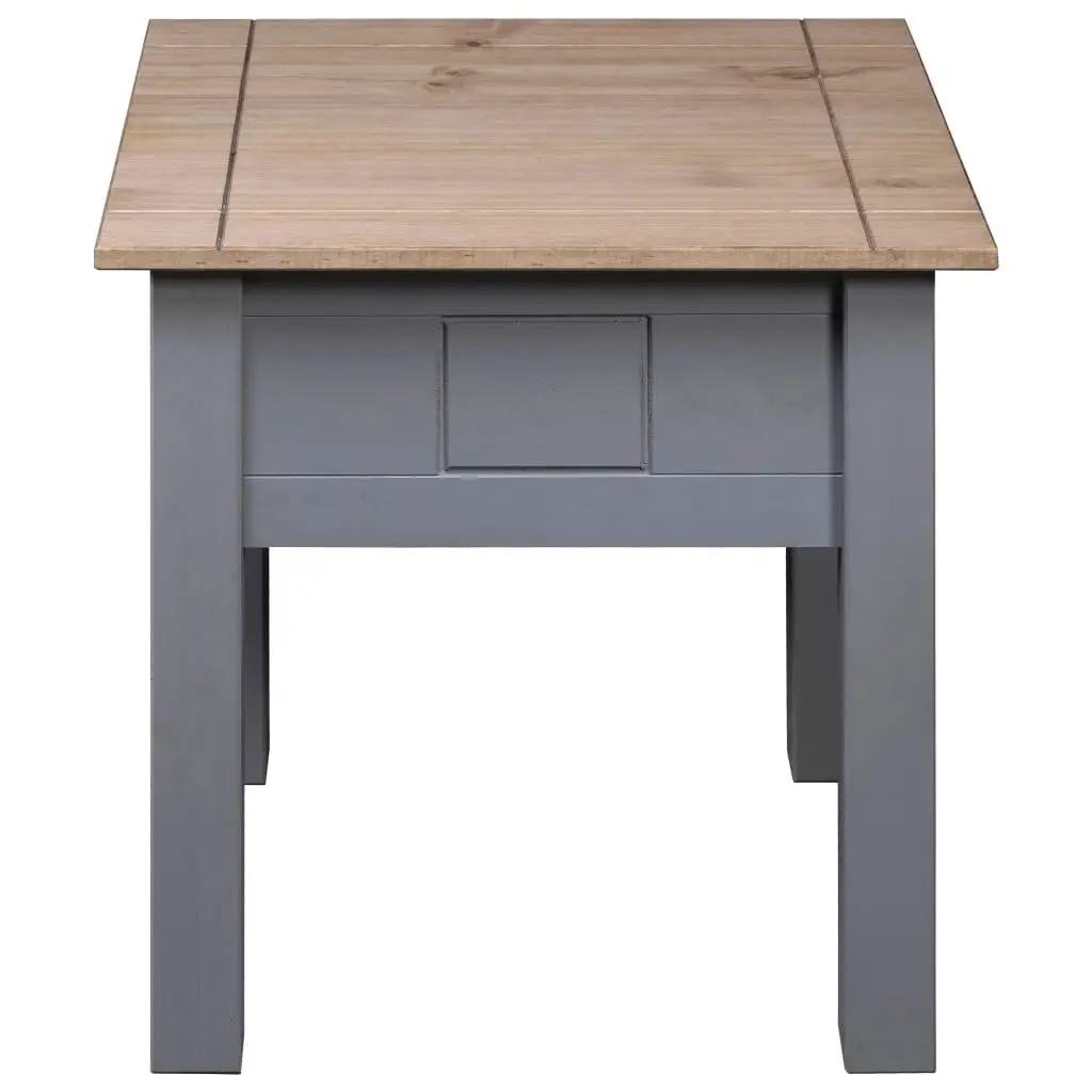 Nightstand Grey 50.5x50.5x52.5 cm Pine Panama Range 282674