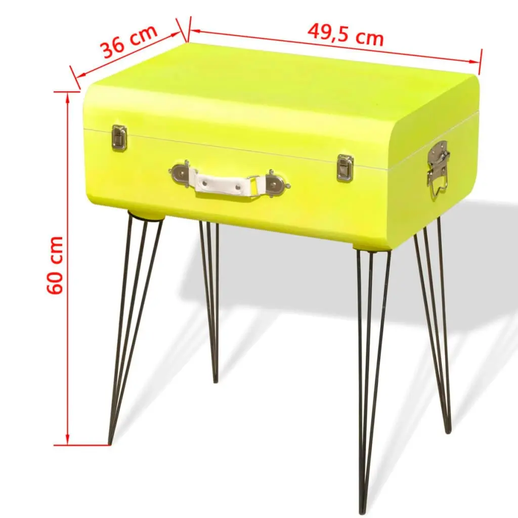 Side Cabinet 49.5x36x60 cm Yellow 243166