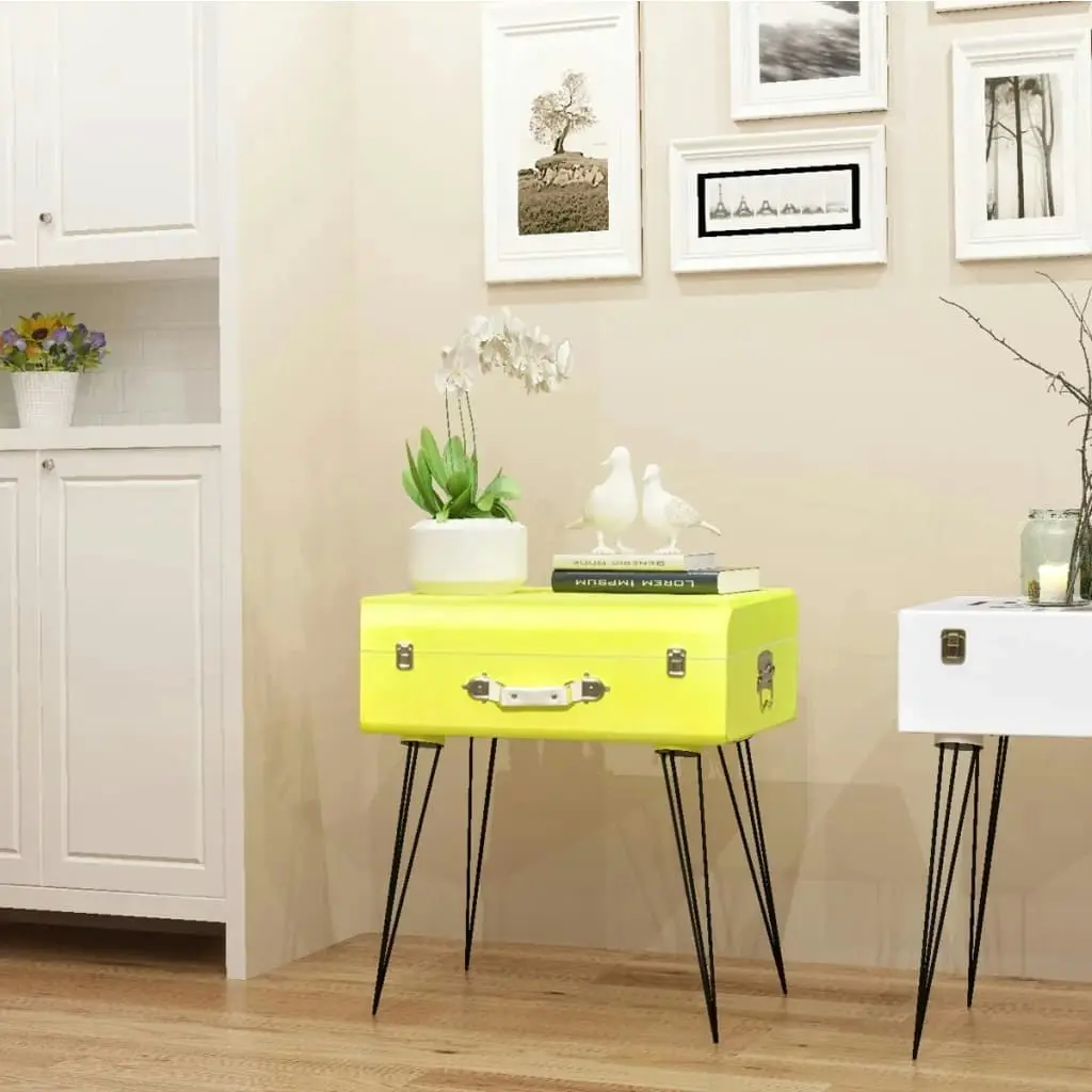 Side Cabinet 49.5x36x60 cm Yellow 243166