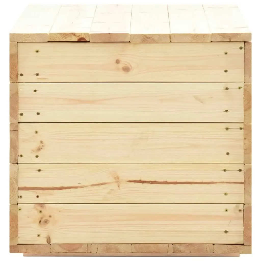 Storage Box 100x54x50.7 cm Solid Pine Wood 288582