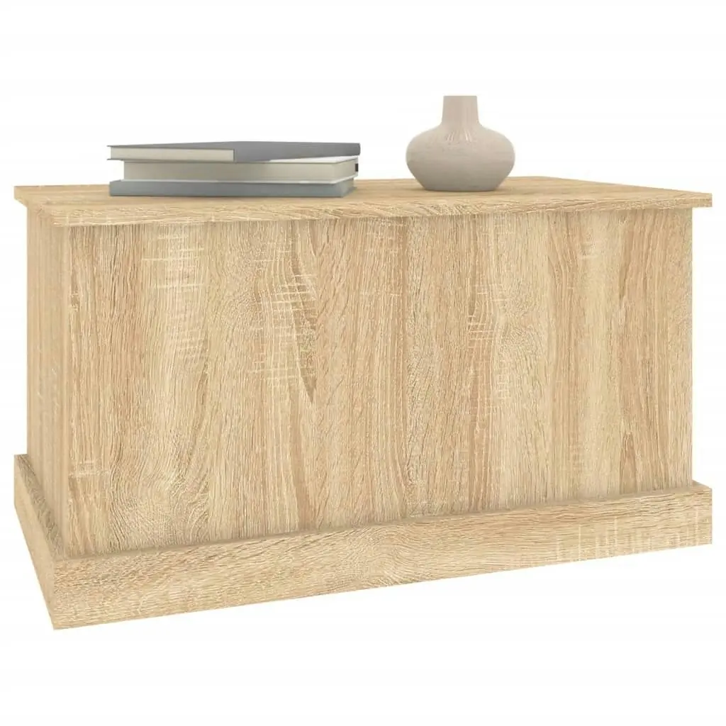 Storage Box Sonoma Oak 70x40x38 cm Engineered Wood 816507