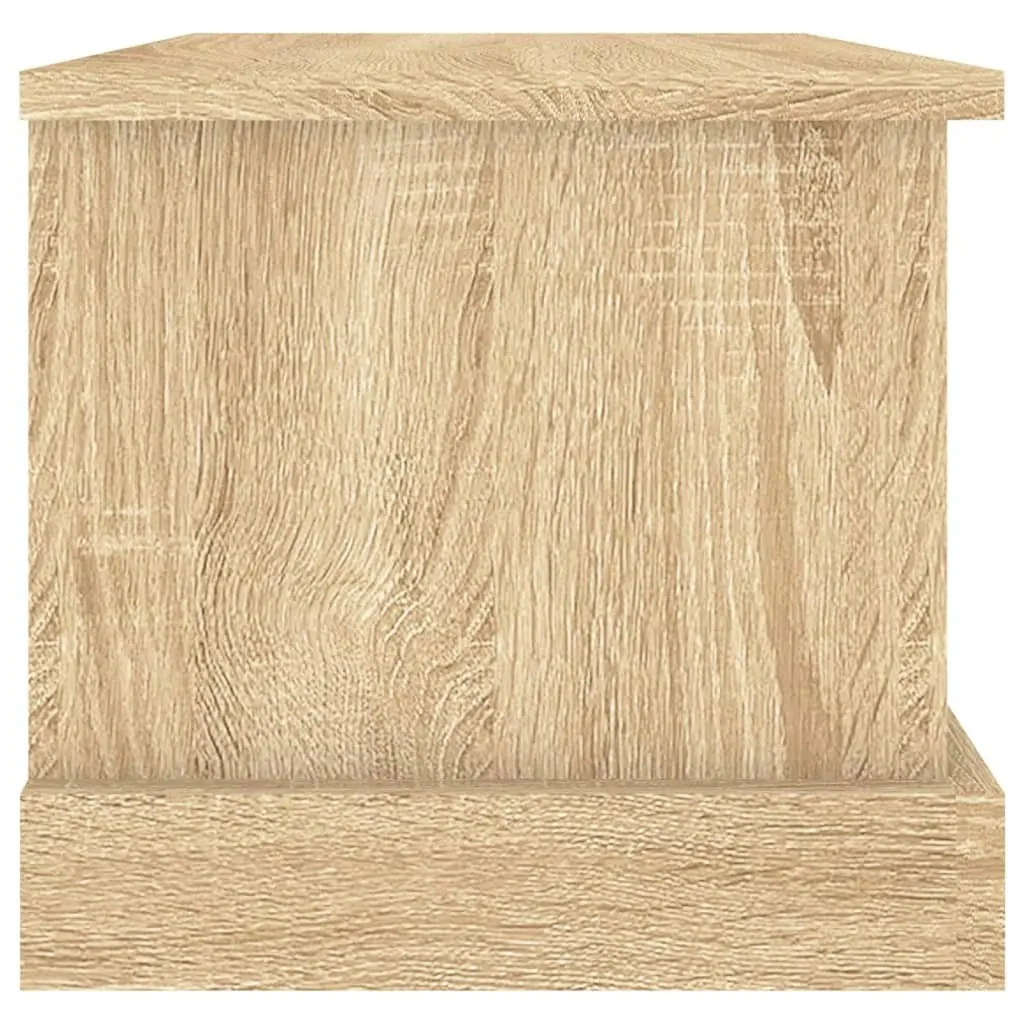 Storage Box Sonoma Oak 50x30x28 cm Engineered Wood 816499