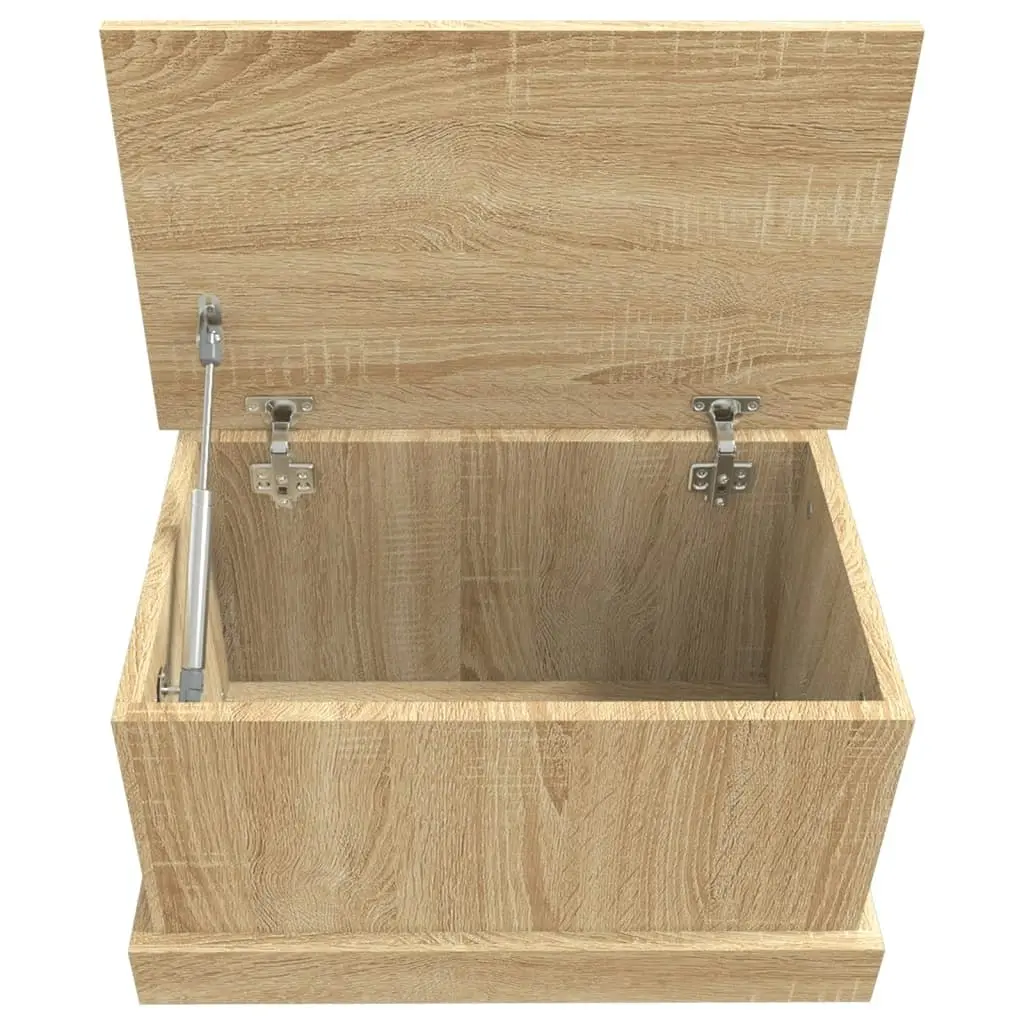 Storage Box Sonoma Oak 50x30x28 cm Engineered Wood 816499