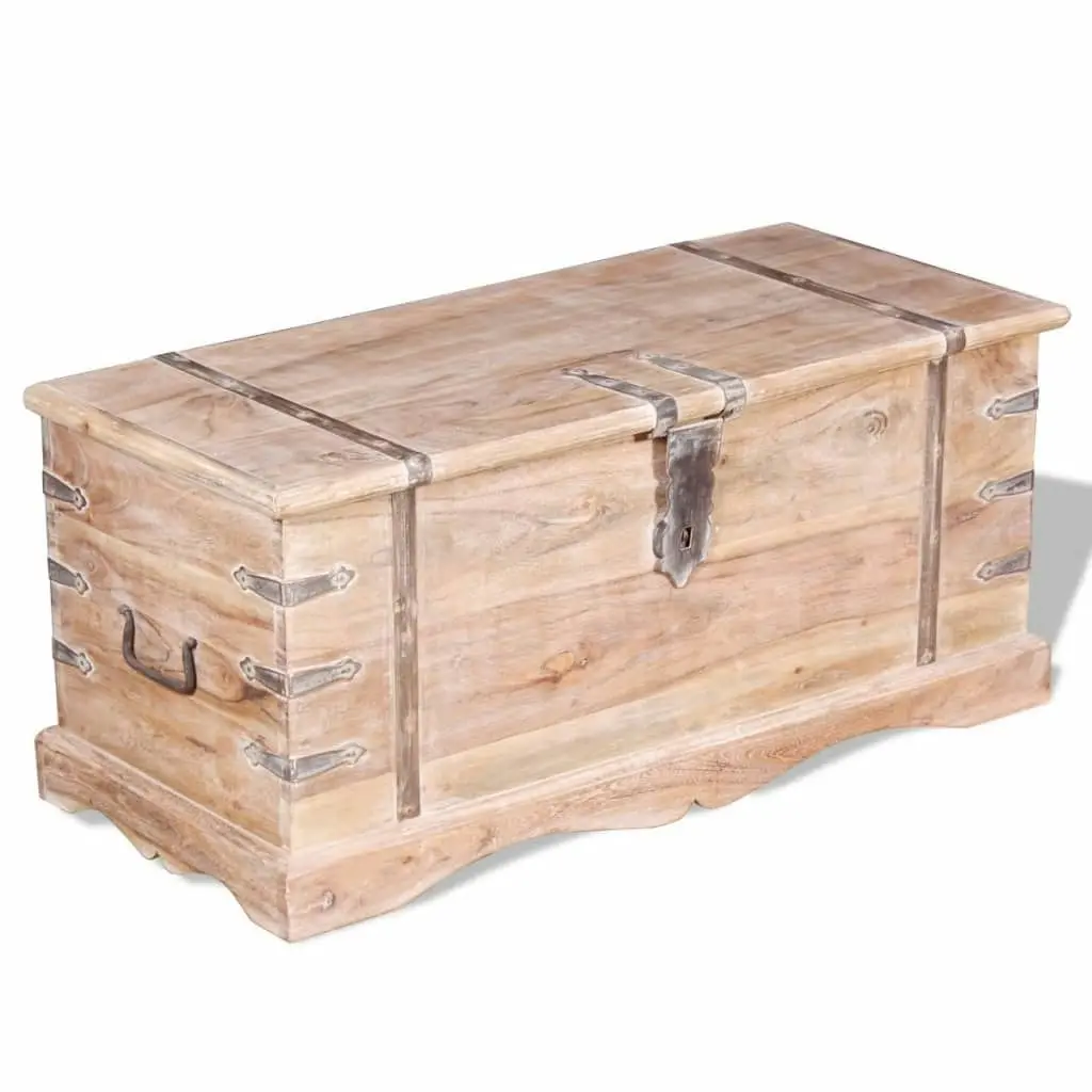 Storage Chest Solid Acacia Wood 244053