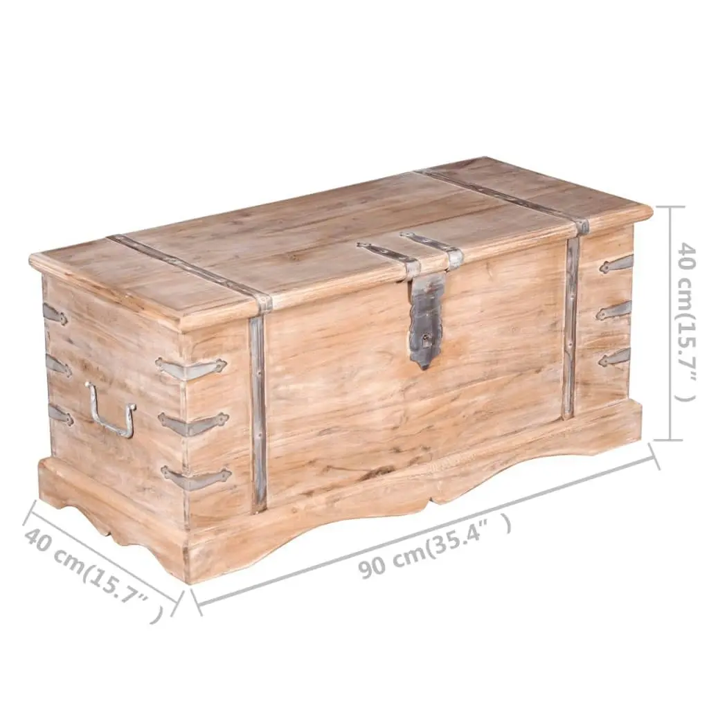 Storage Chest Solid Acacia Wood 244053