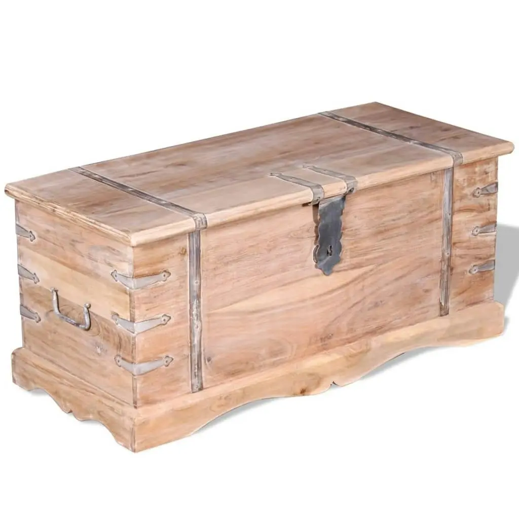 Storage Chest Solid Acacia Wood 244053