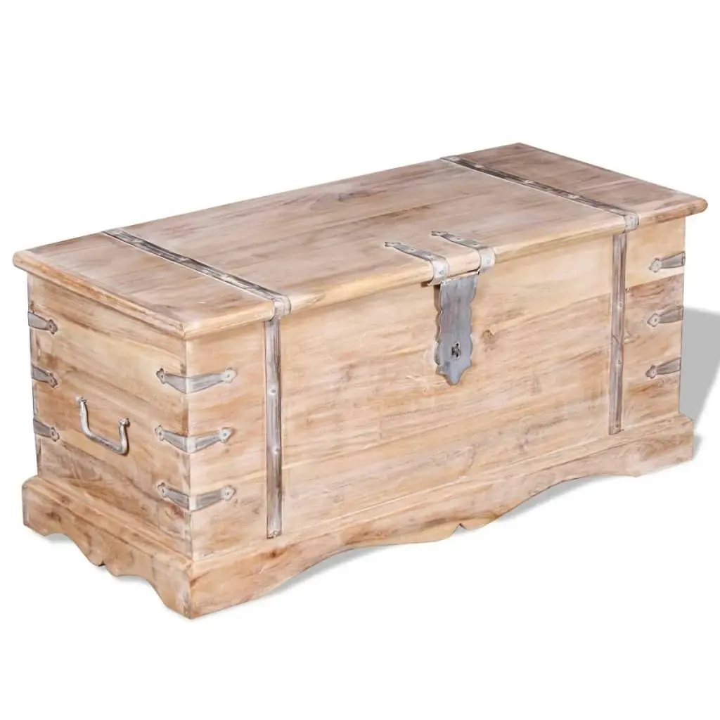 Storage Chest Solid Acacia Wood 244053