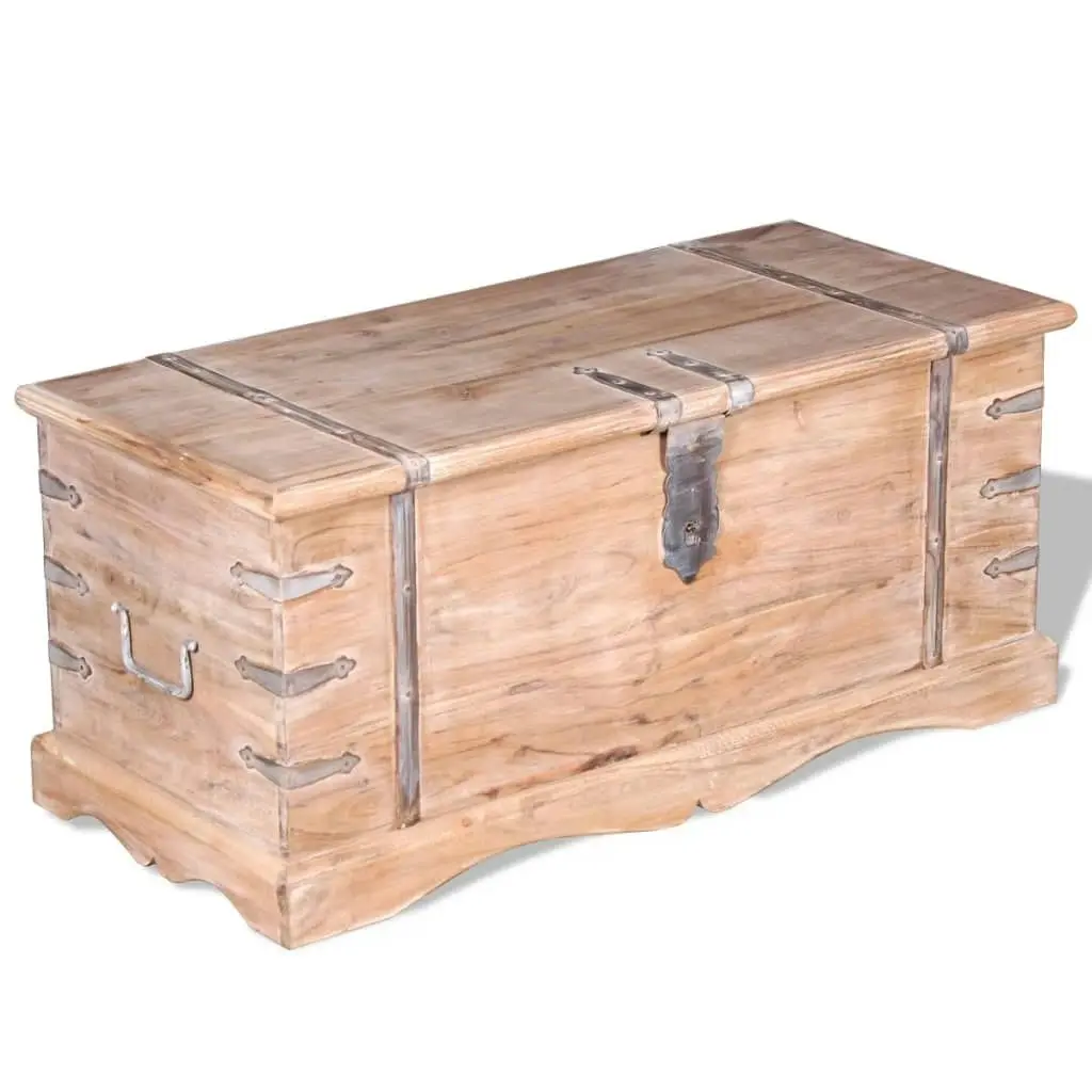 Storage Chest Solid Acacia Wood 244053