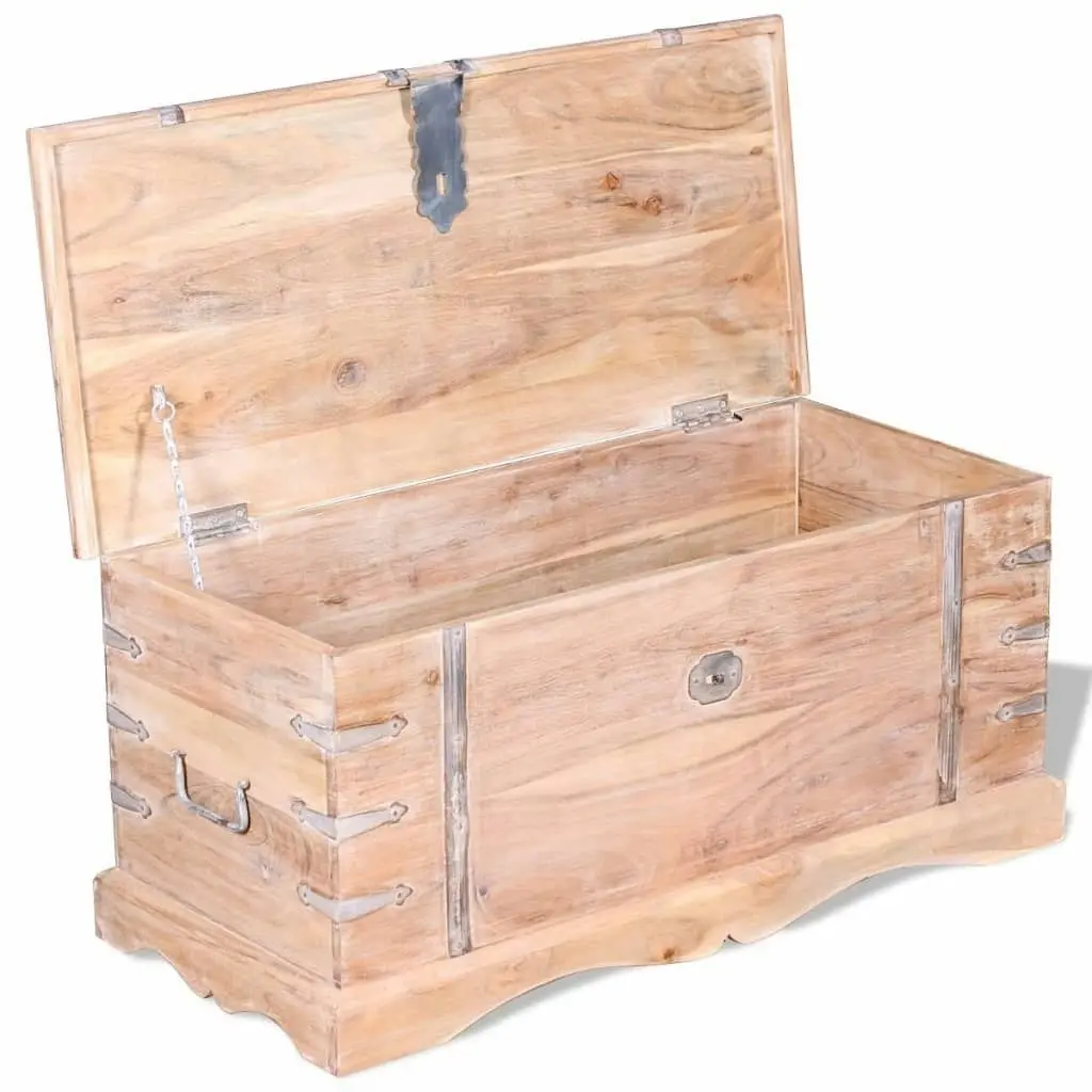 Storage Chest Solid Acacia Wood 244053