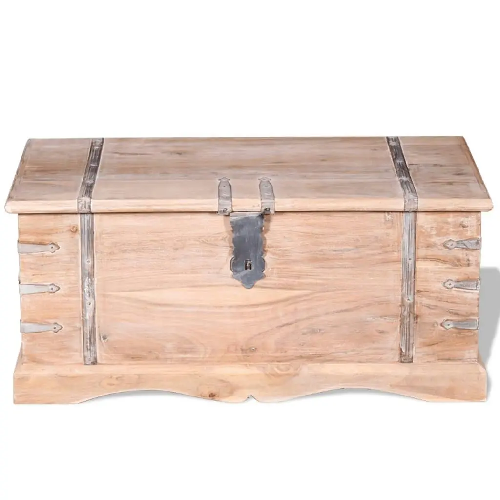 Storage Chest Solid Acacia Wood 244053