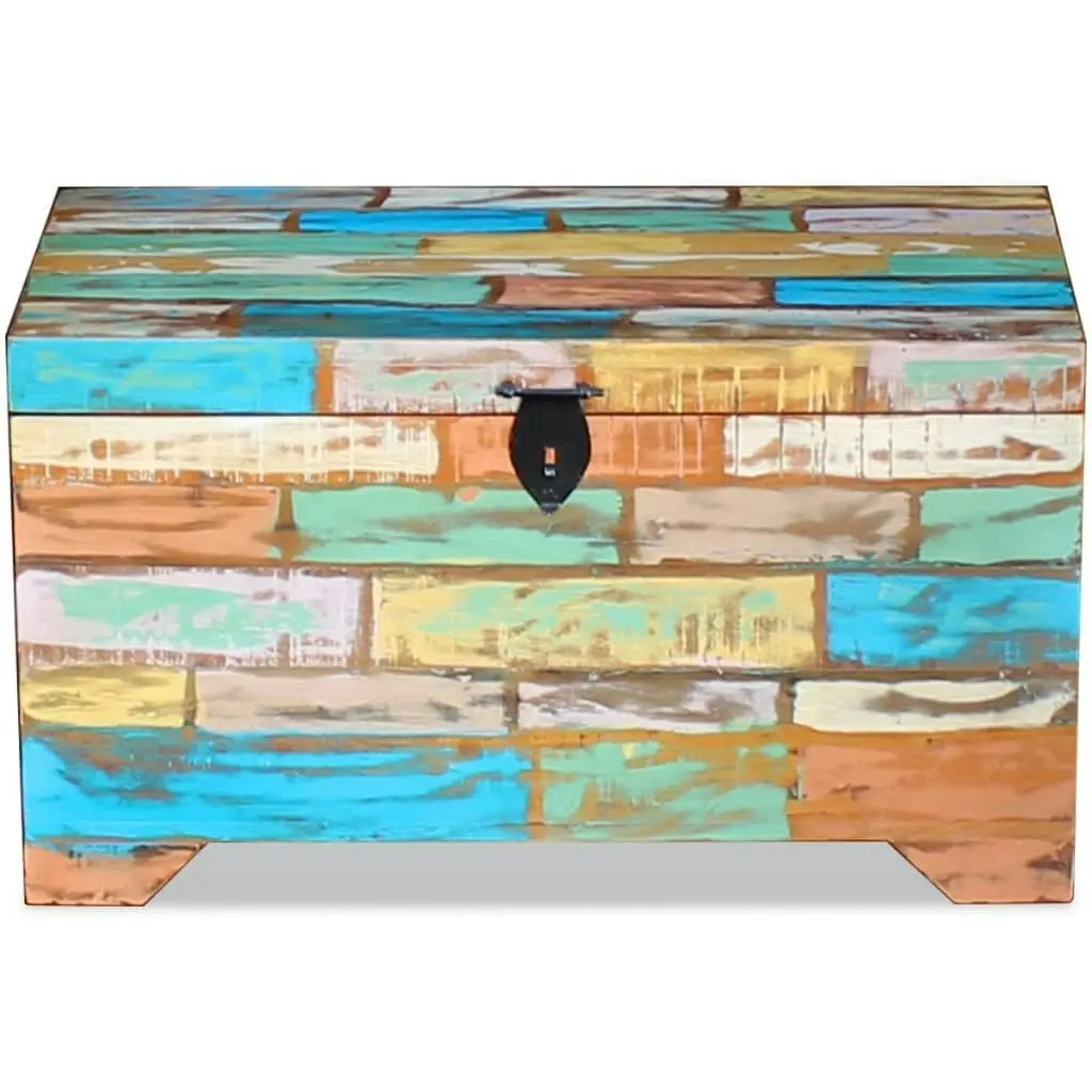 Storage Chest Solid Reclaimed Wood 243277