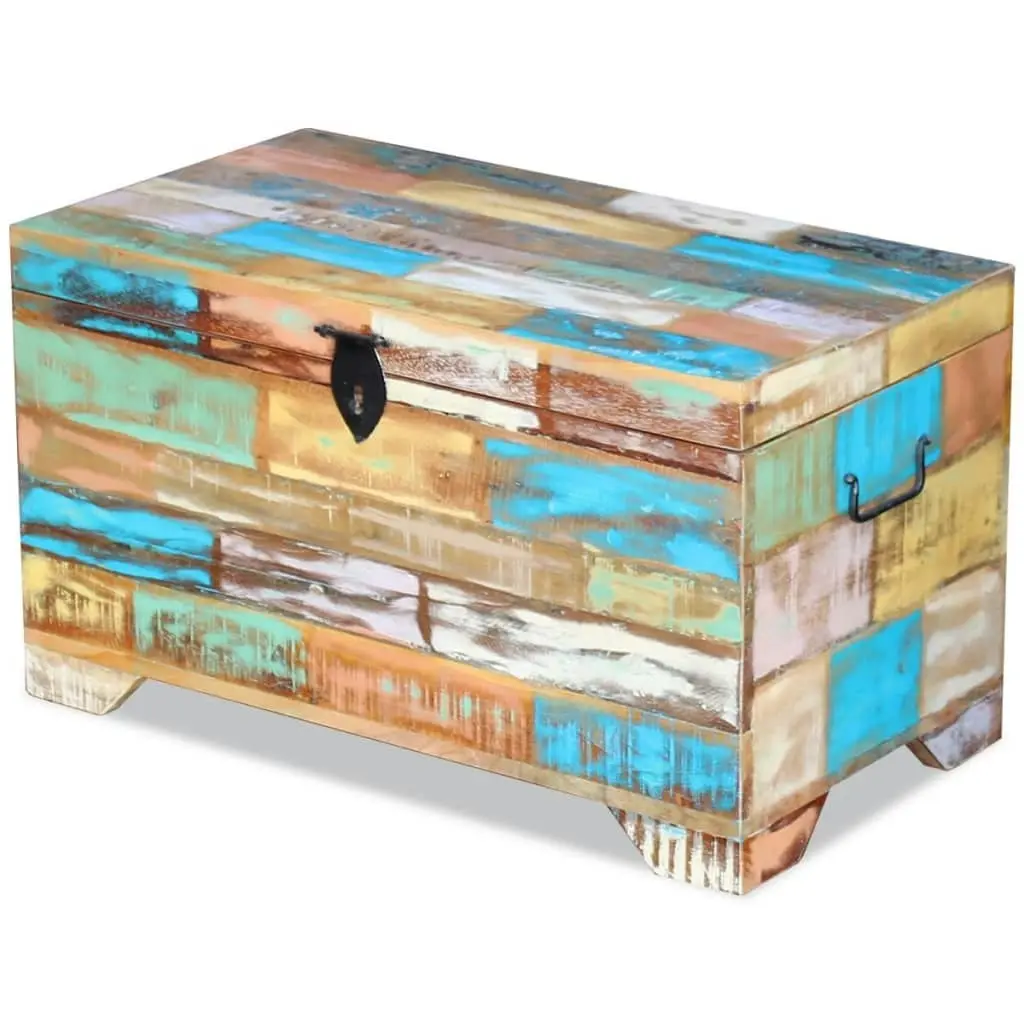 Storage Chest Solid Reclaimed Wood 243277