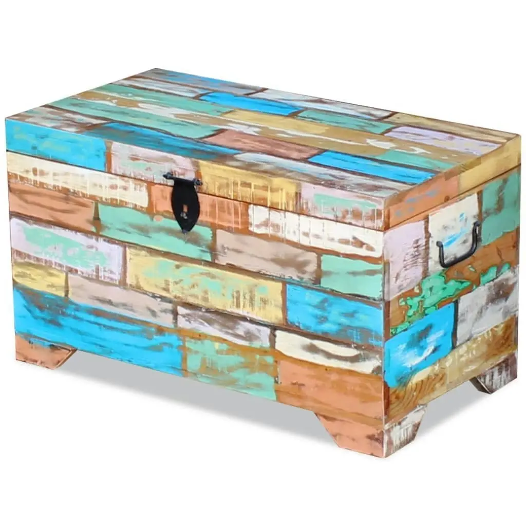 Storage Chest Solid Reclaimed Wood 243277