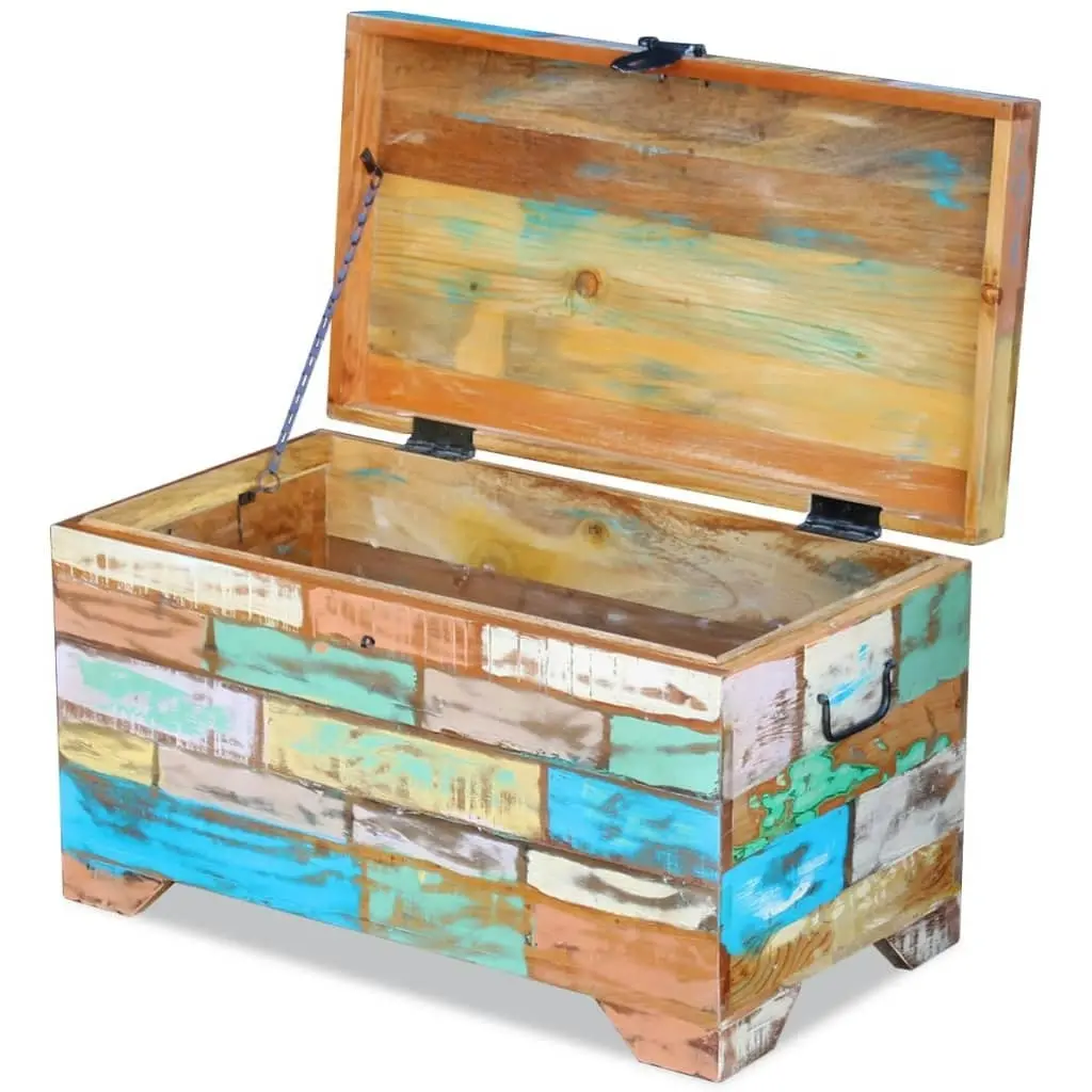 Storage Chest Solid Reclaimed Wood 243277