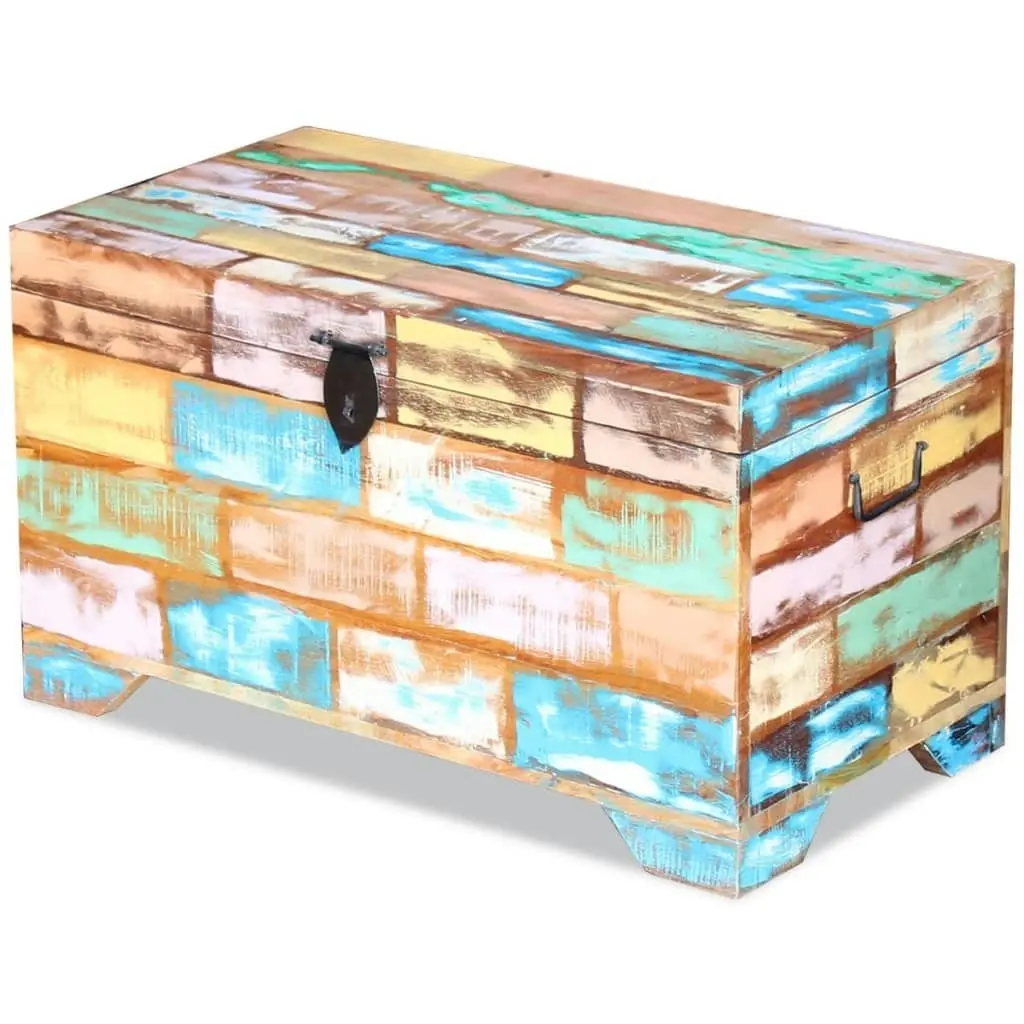 Storage Chest Solid Reclaimed Wood 243277