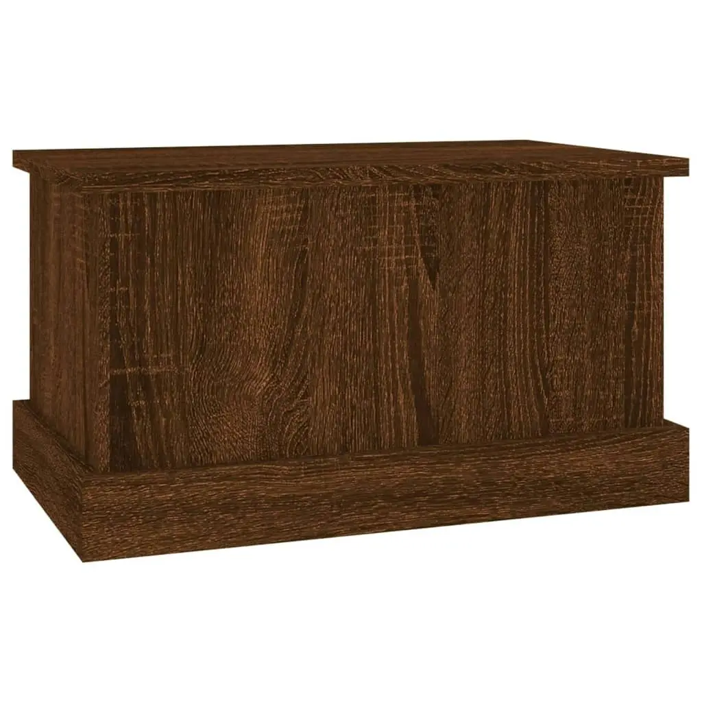 Storage Box Brown Oak 50x30x28 cm Engineered Wood 816503