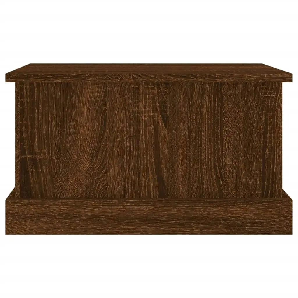 Storage Box Brown Oak 50x30x28 cm Engineered Wood 816503