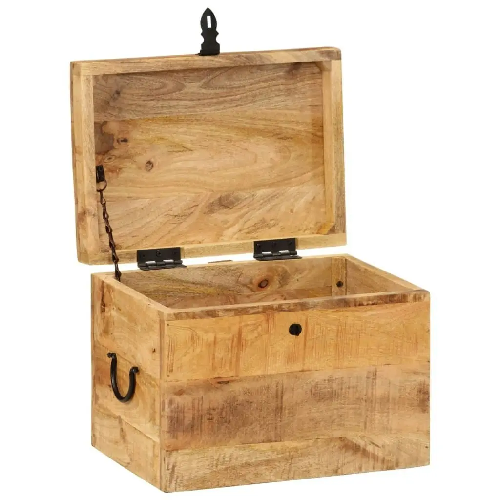 Storage Box 39x28x31 cm Solid Wood Mango 338483