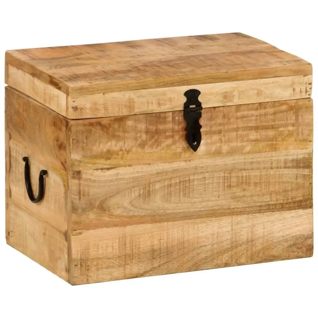 Storage Box 39x28x31 cm Solid Wood Mango 338483