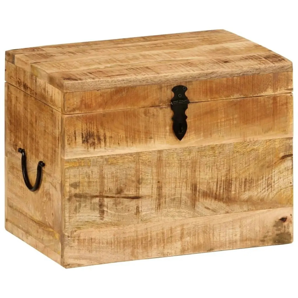 Storage Box 39x28x31 cm Solid Wood Mango 338483